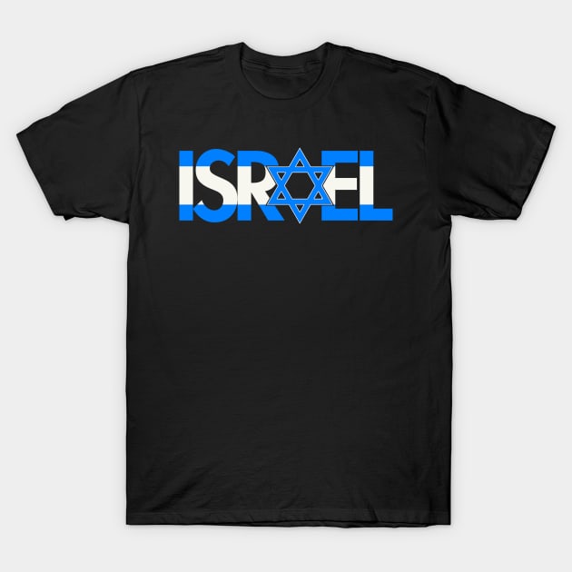 Flag of Israel - Star of David T-Shirt by Tainted